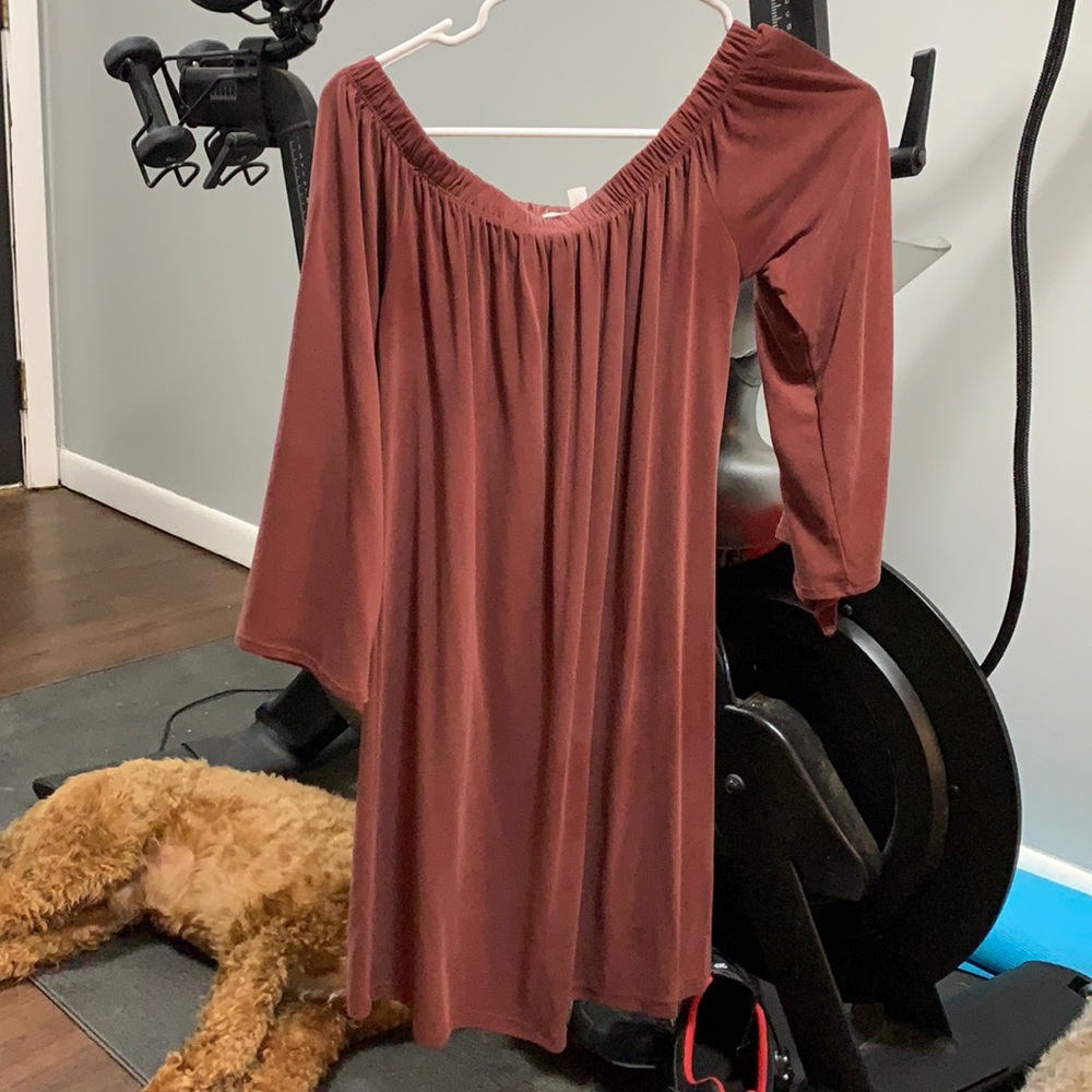 Off the shoulder dress